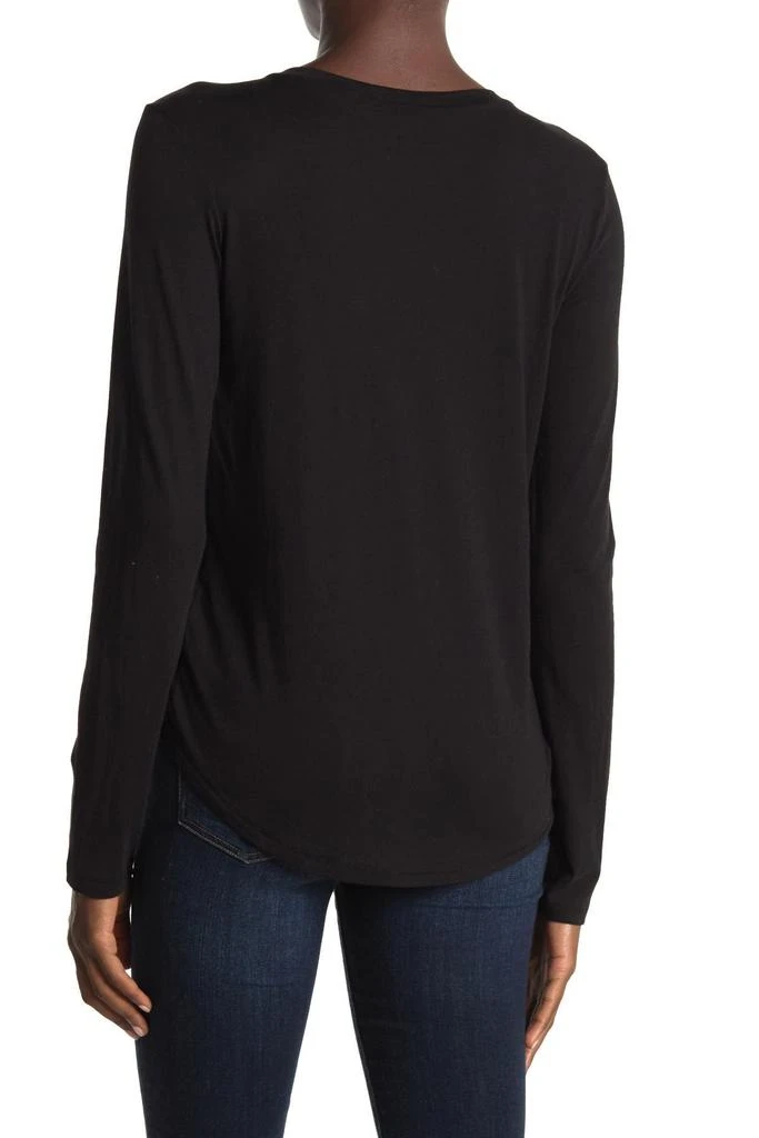 Vince Little Boy Long Sleeve Crew Neck Top 2