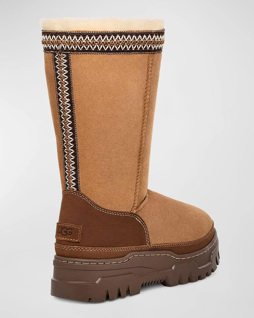 UGG Trailgrazer Suede Shearling Tall Boots 4