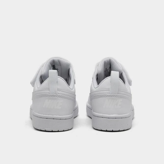 NIKE Little Kids' Nike Court Borough Low Recraft Stretch Lace Casual Shoes 4