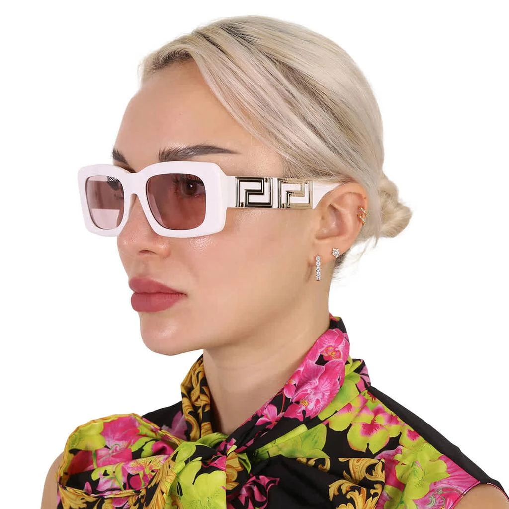 Versace Pink Rectangular Ladies Sunglasses VE4444U 314/5 54 2