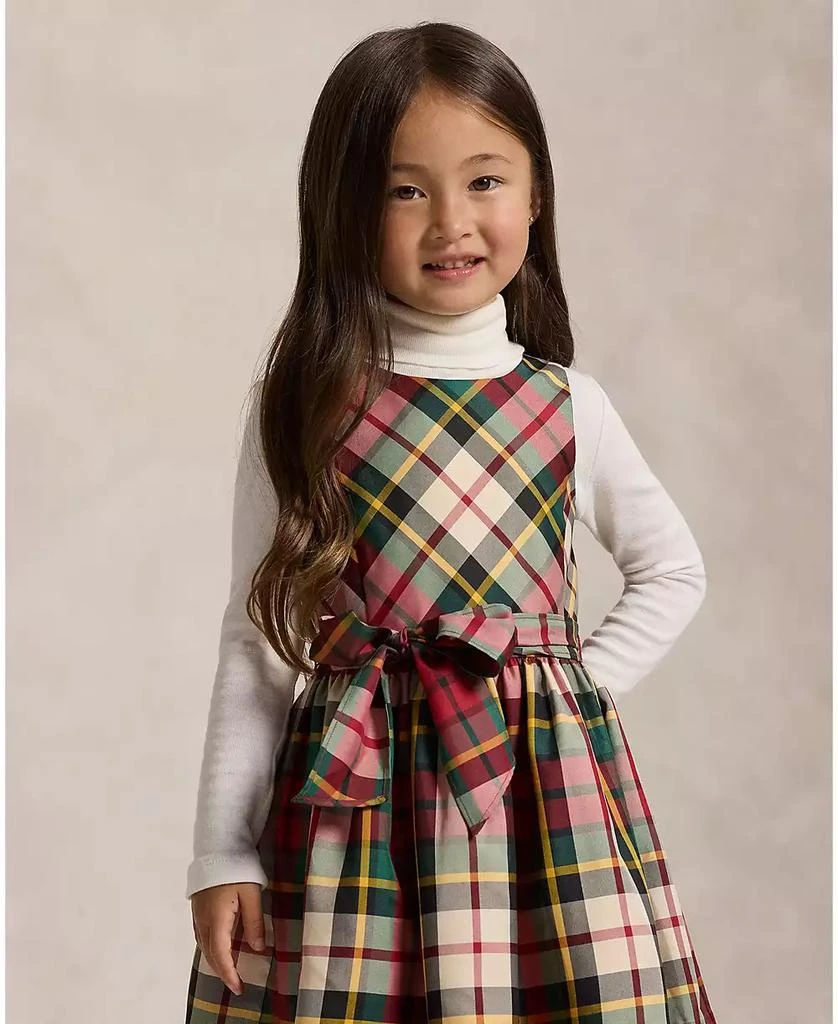 Ralph Lauren Girls
2T-6X Plaid Taffeta Sleeveless Dress 2