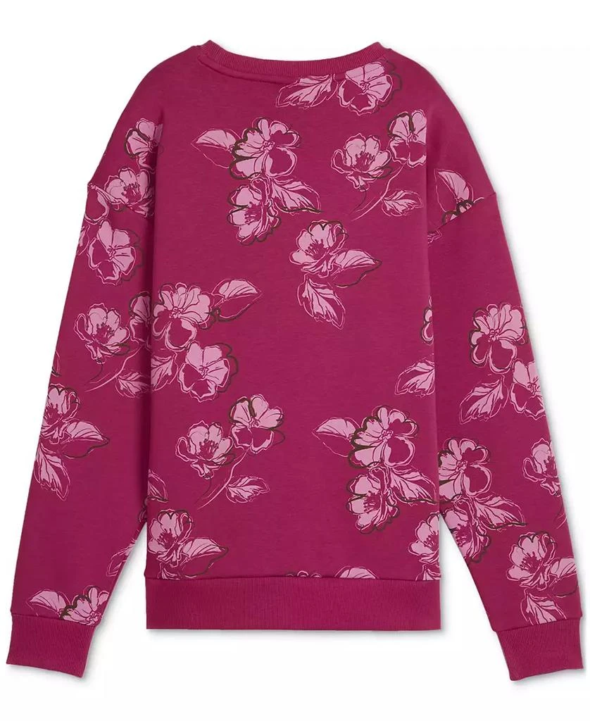 Puma Women's Essentials Floral Vibes Crewneck Sweatshirt 2
