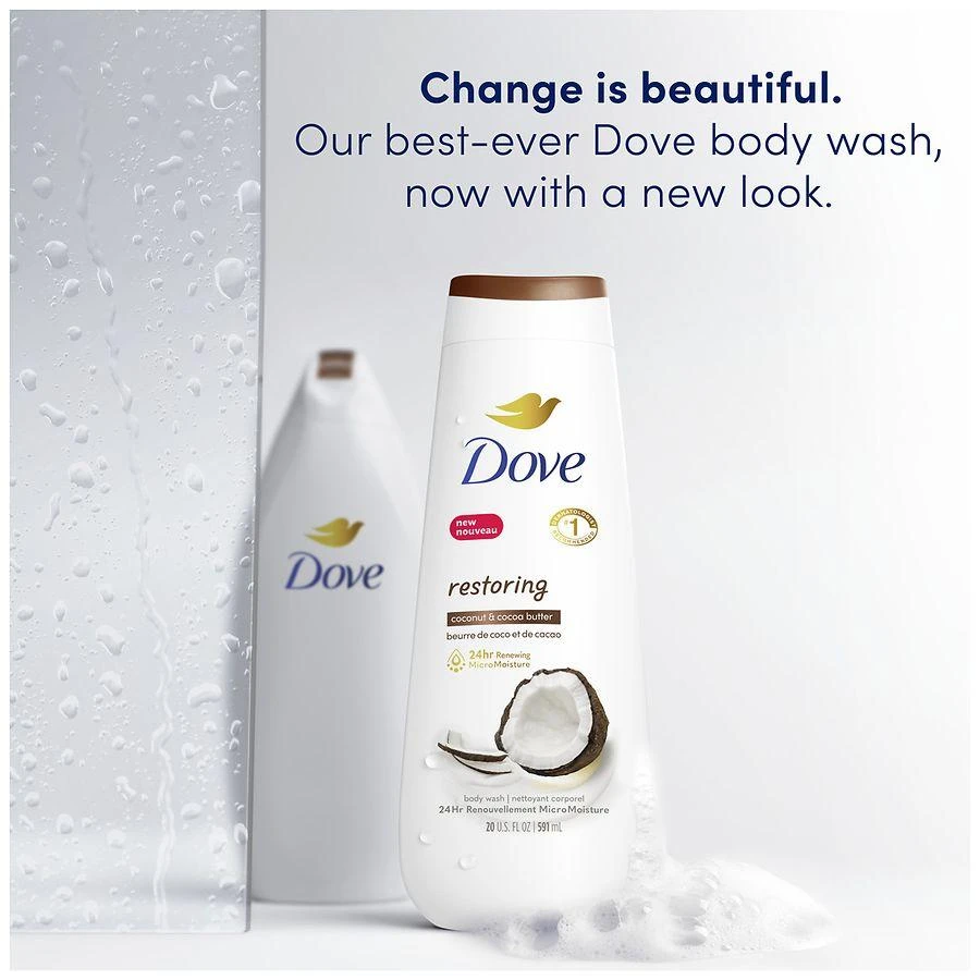 Dove Restoring Body Wash Coconut and Cocoa Butter 7