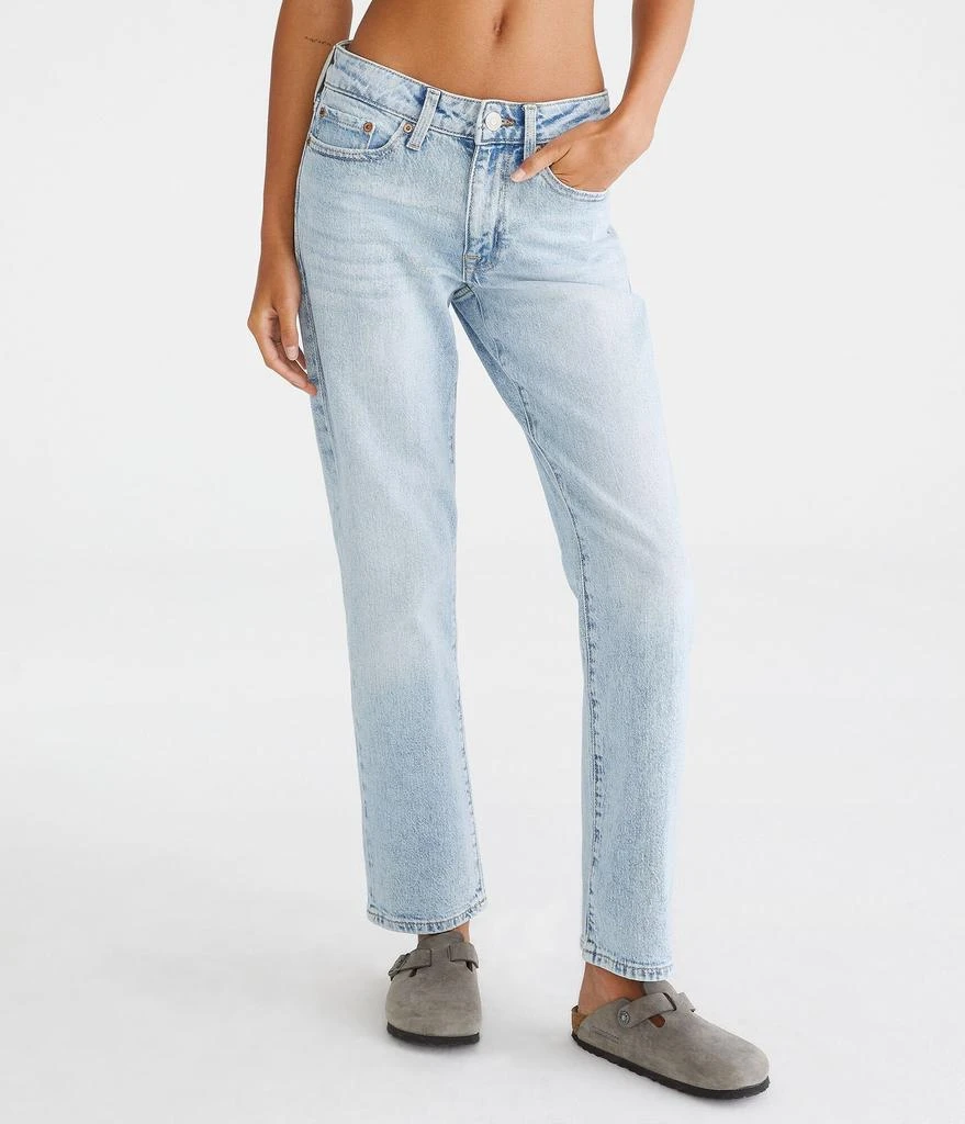 Aeropostale Mid-Rise Straight Ankle Jean 1