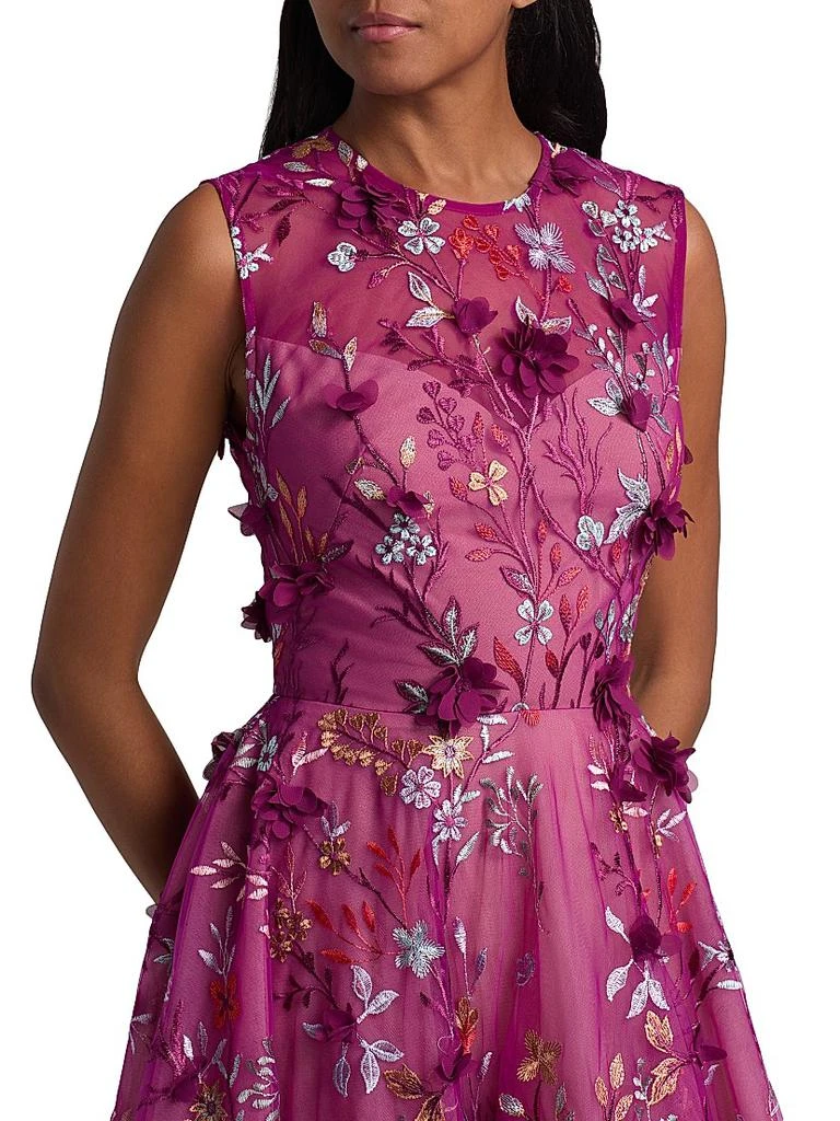 BRONX AND BANCO Saba Floral-Embroidered Maxi Dress 6