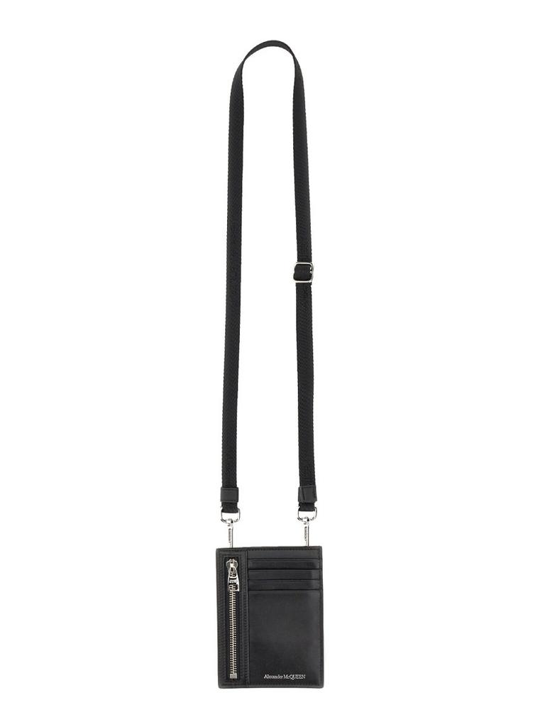 Alexander McQueen Alexander McQueen Logo-Embossed Neck-Strap