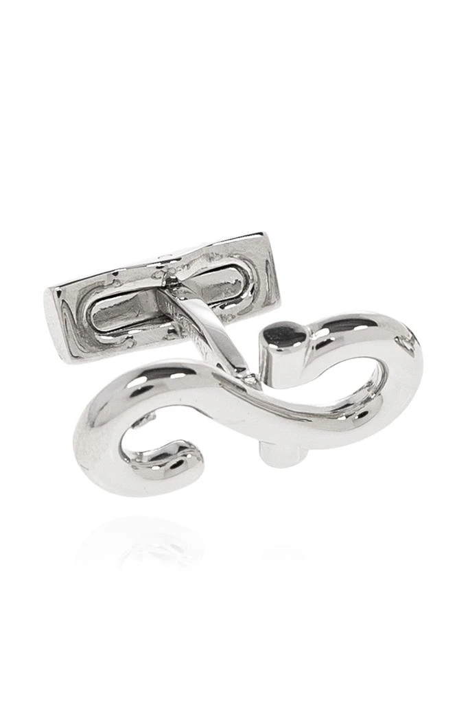 Salvatore Ferragamo Cufflinks in the shape of a logo 4