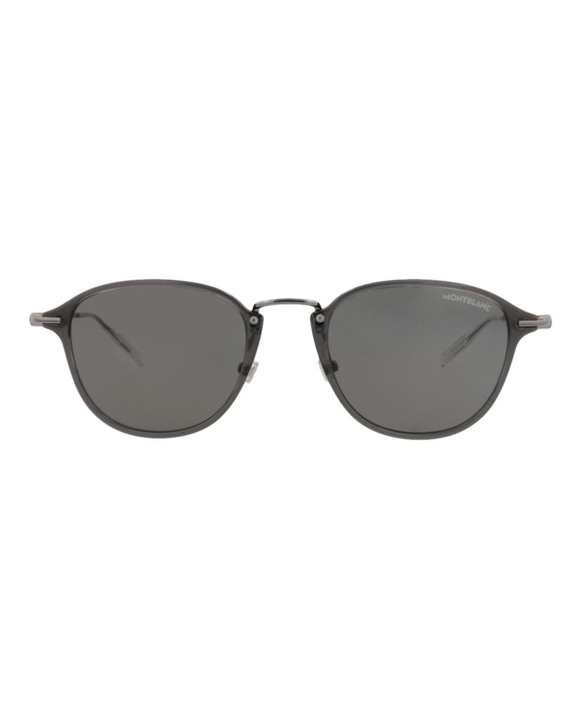 MontBlanc Round-Frame Injection Sunglasses