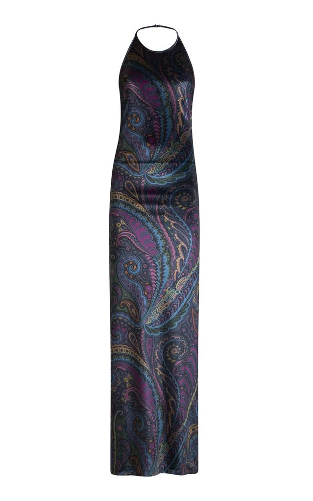 ETRO Etro Velvet Halter Maxi Dress - Moda Operandi from Fashion US