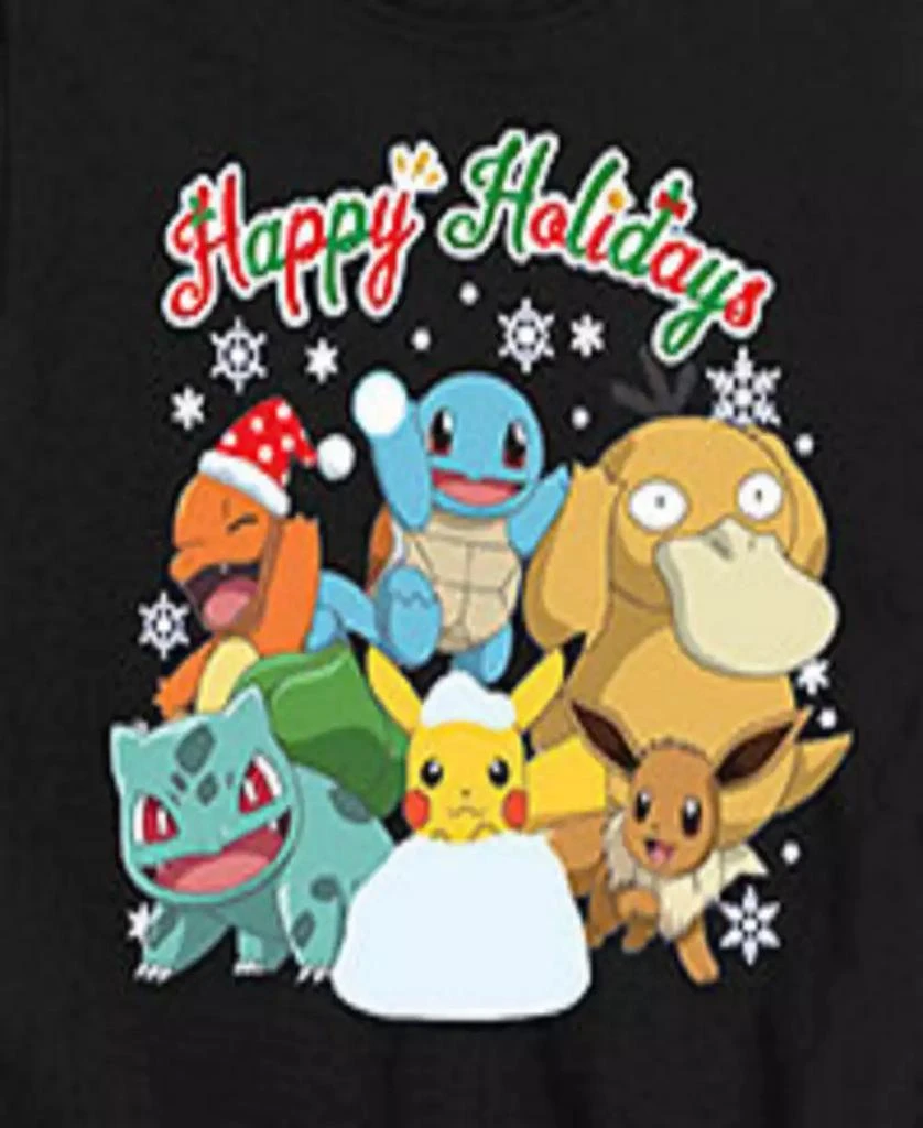 Hybrid Pokémon Big Boys Happy Holidays Graphic Tee 3