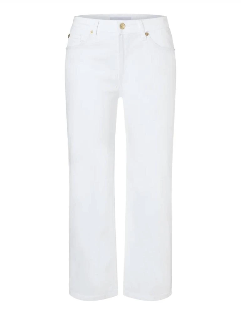 MAC Culotte Jeans In White 4