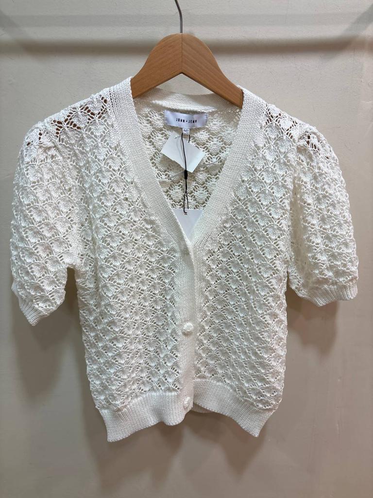 John + Jenn John + Jenn - Women's Short Sleeve Knit Cardigan