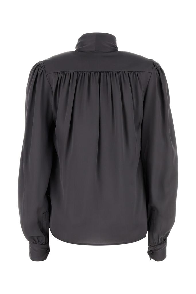 Yves Saint Laurent Graphite satin blouse