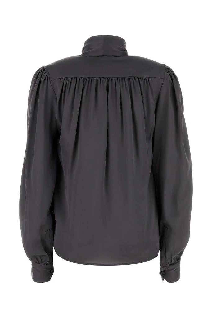 Saint Laurent Graphite satin blouse 1