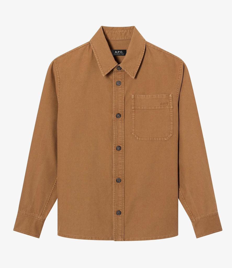 A.P.C. Basile Brodée Poitrine overshirt