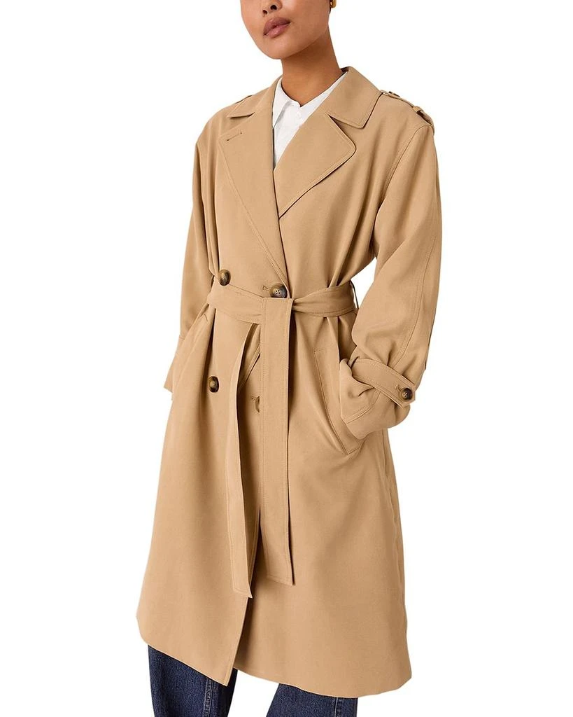 Whistles Petites Riley Trench Coat 1