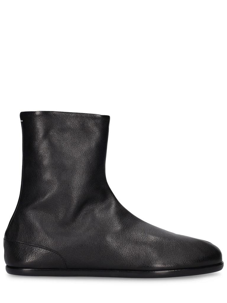 MAISON MARGIELA Tabi Brushed Leather Boots