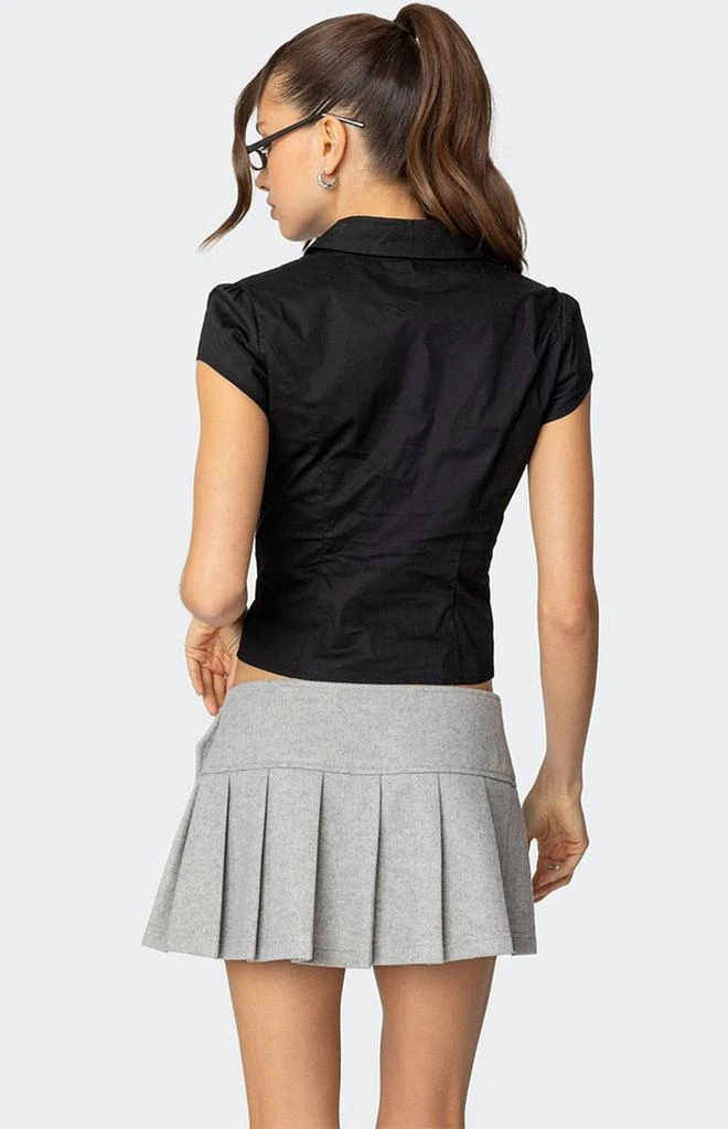 Edikted Massie Tailored Button Up Shirt 5