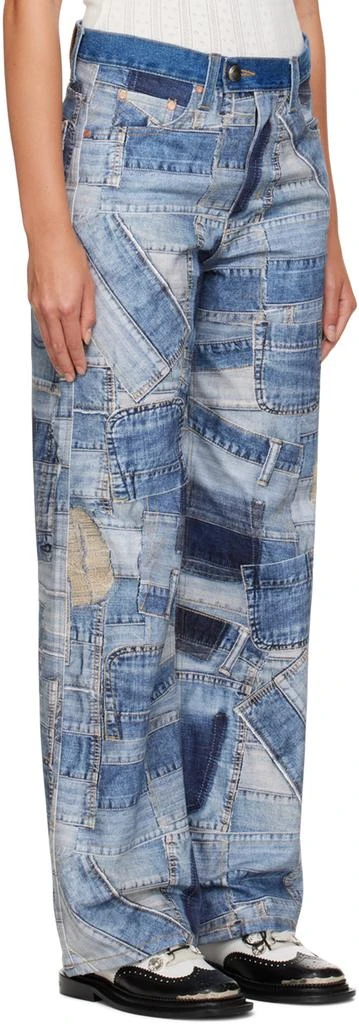 ANDERSSON BELL Blue Patchwork Jeans 2