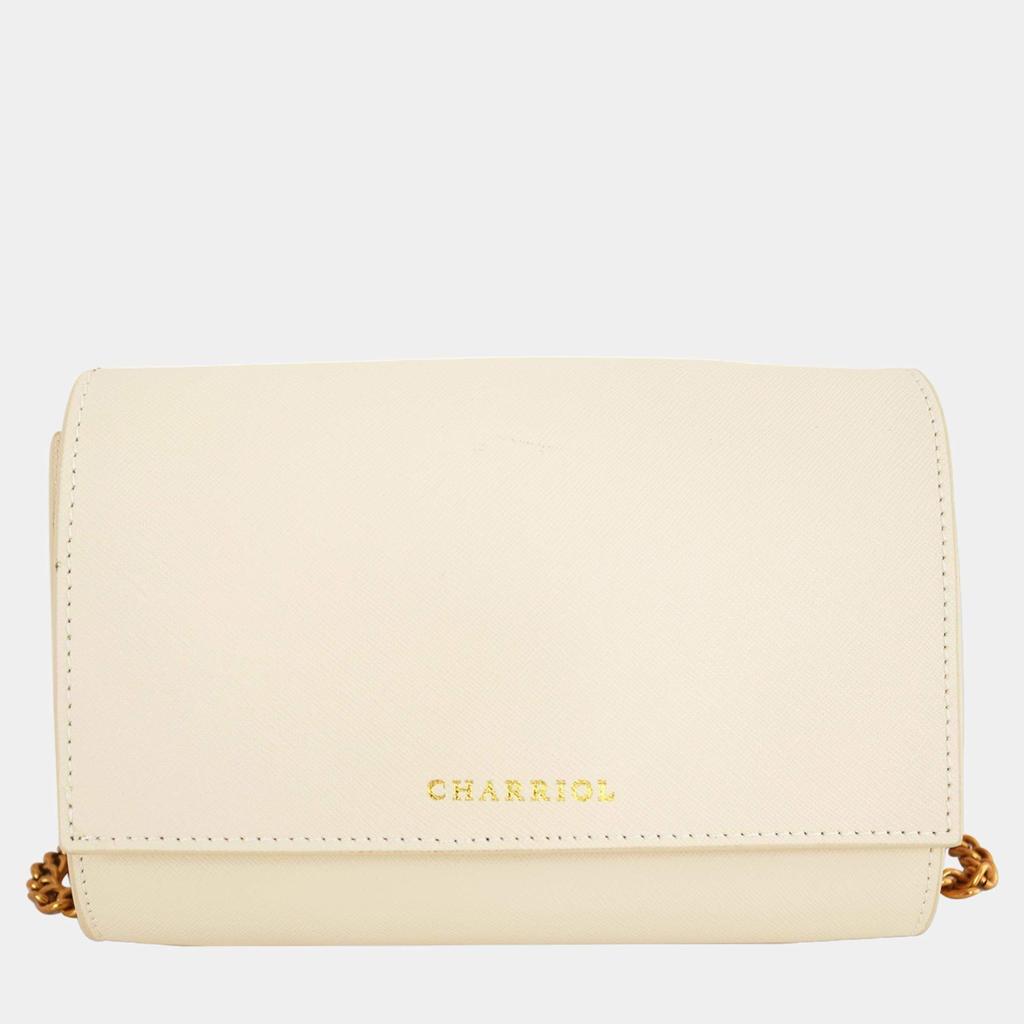 Charriol Charriol OffWhite Leather Chameleon Crossbody