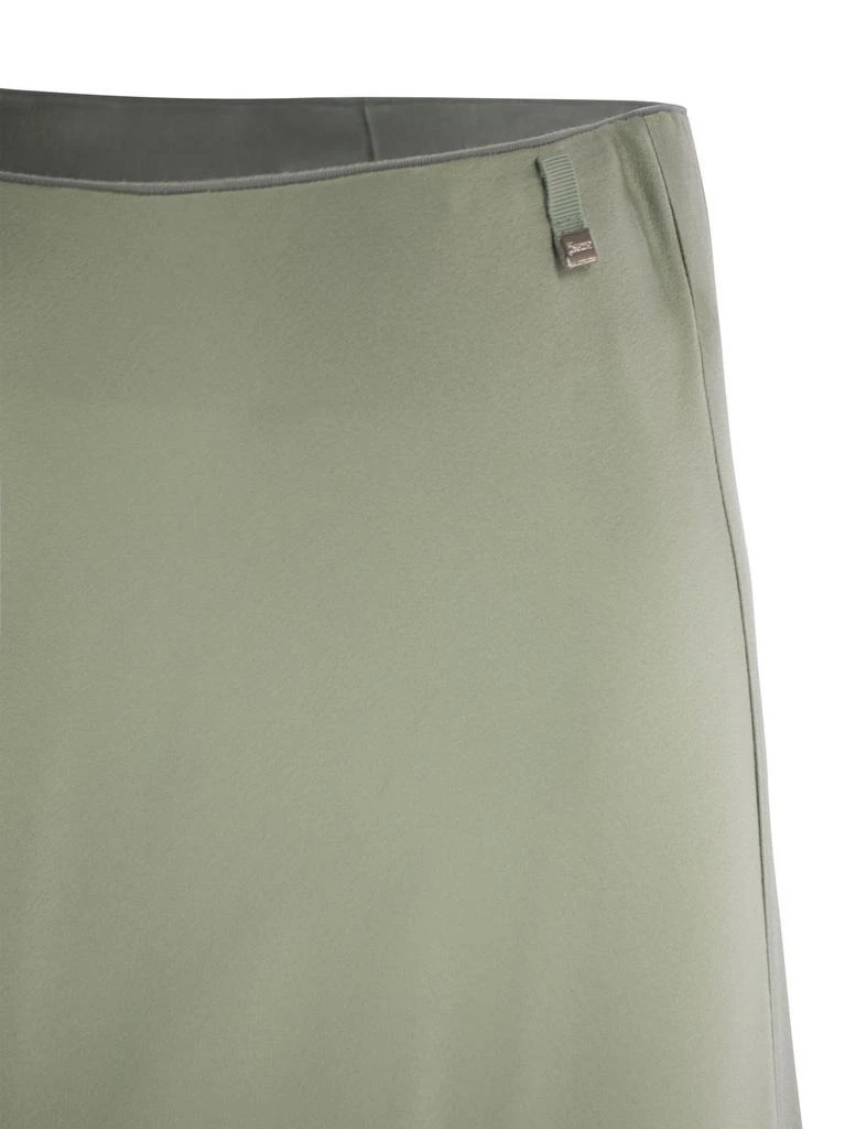 Herno Herno Resort High-Waist Satin Midi Skirt 4