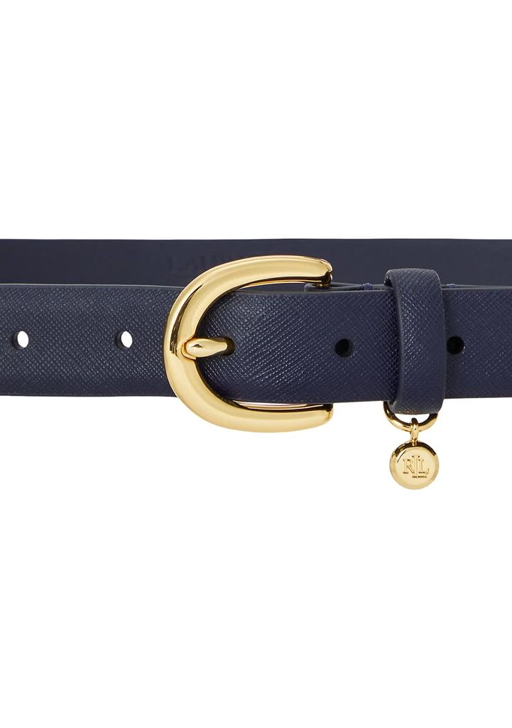Ralph Lauren Charm Crosshatch Leather Belt 2