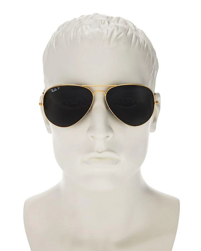 Ray-Ban Unisex Polarized Aviator Sunglasses 6