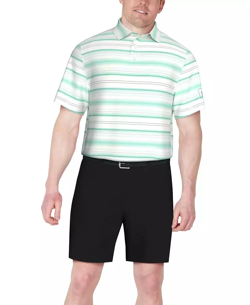 PGA TOUR Men's Stretch-Performance Stripe Polo Shirt 3