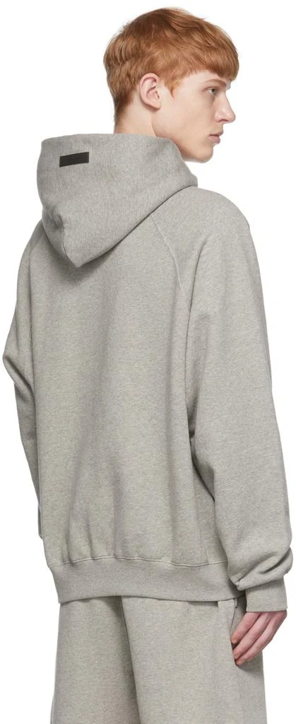 Essentials Gray Cotton Hoodie 3