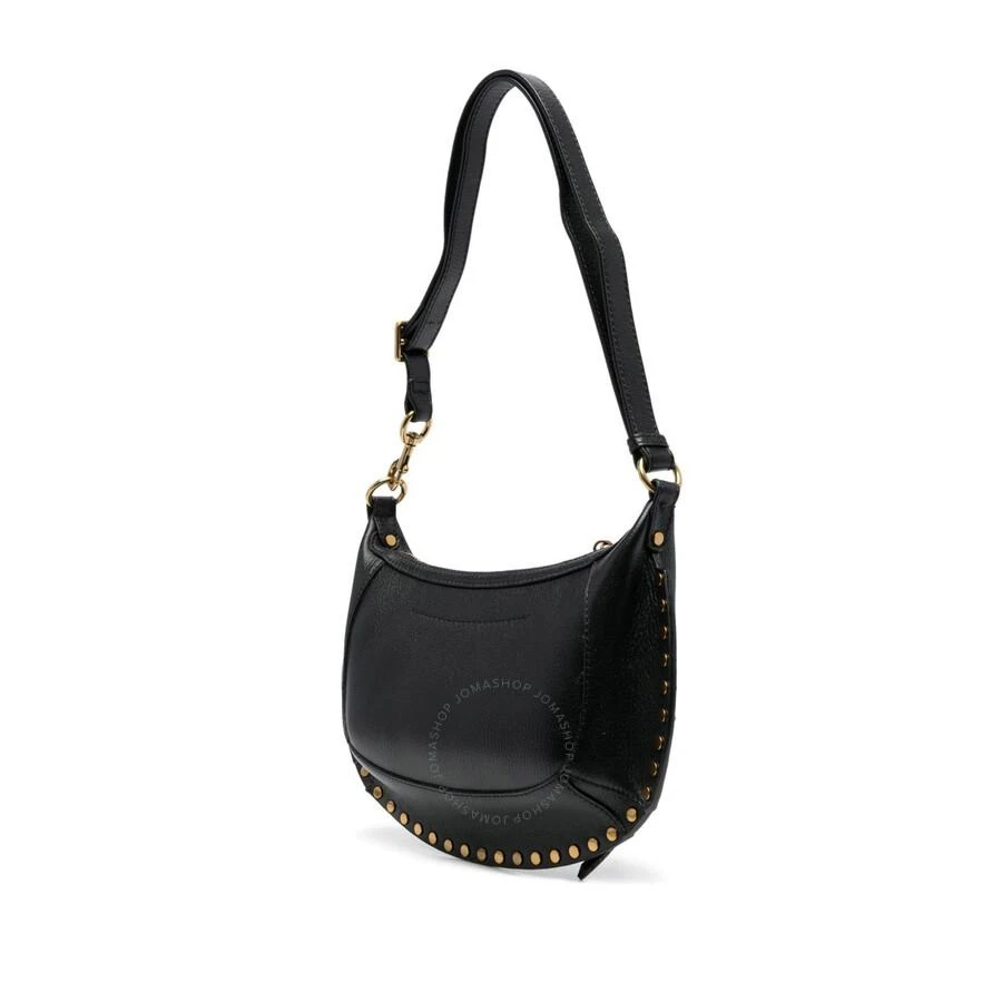 Isabel Marant Ladies Black Calfskin Leather Oskan Moon Bag 2