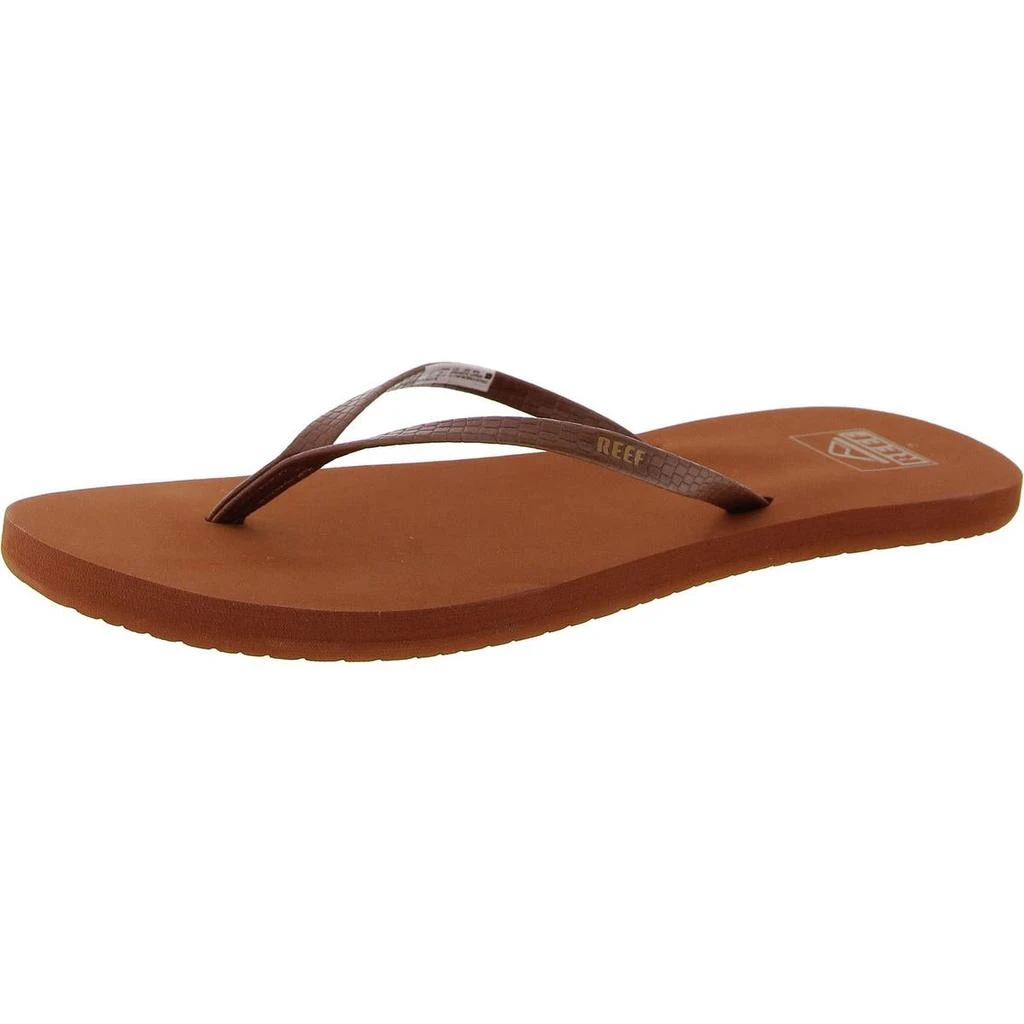 Reef Womens Snake Print Flip-Flops 1