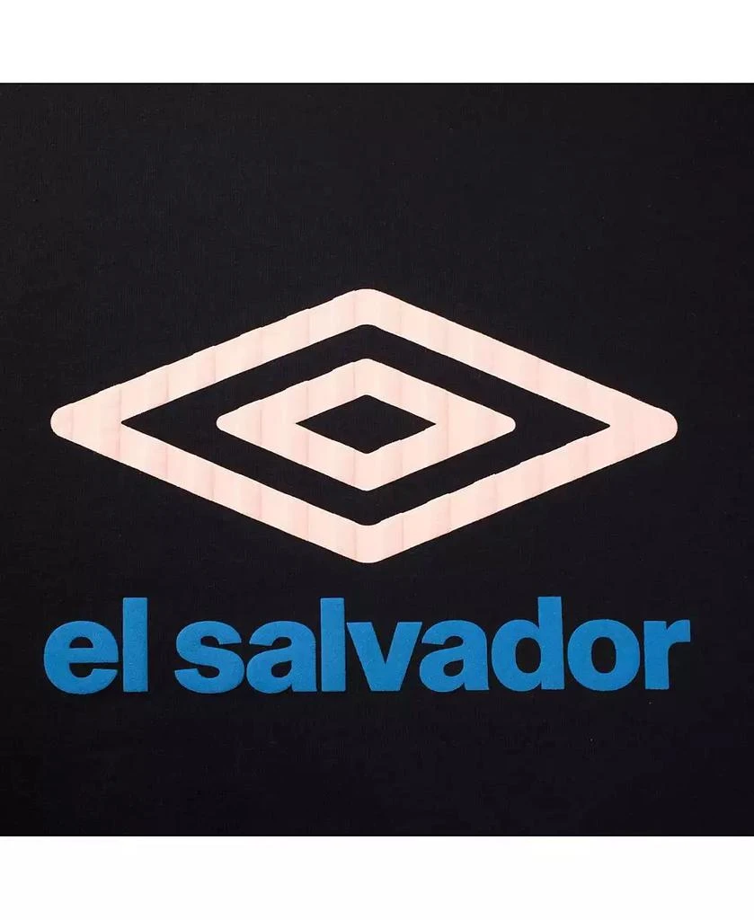 Umbro Men's Black El Salvador National Team Graphic T-Shirt 4