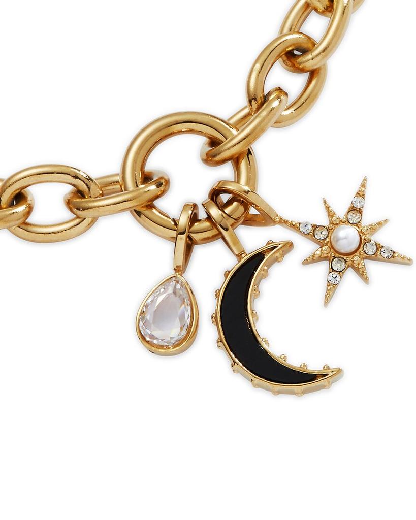 Alex and Ani Symbols Stainless Steel Black Onyx & Pearl CZ Interchangeable
