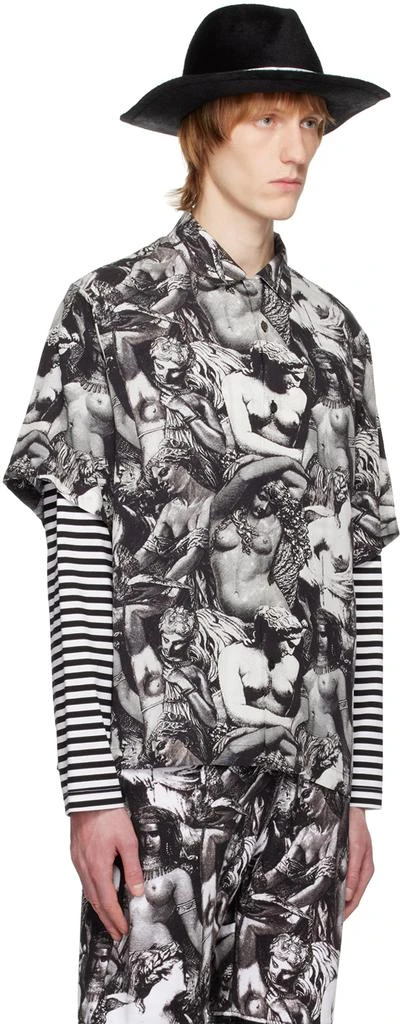 UNDERCOVER Black Printed Shirt 2