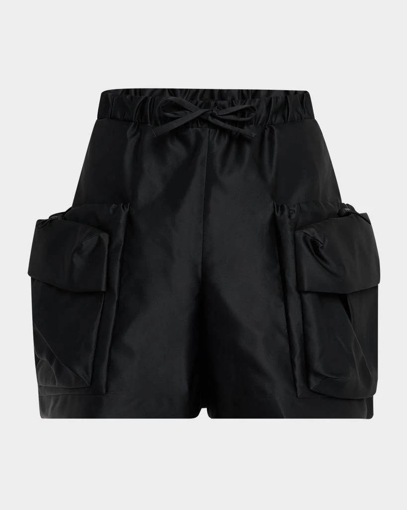 Simone Rocha Men's Satin Cargo Shorts 1