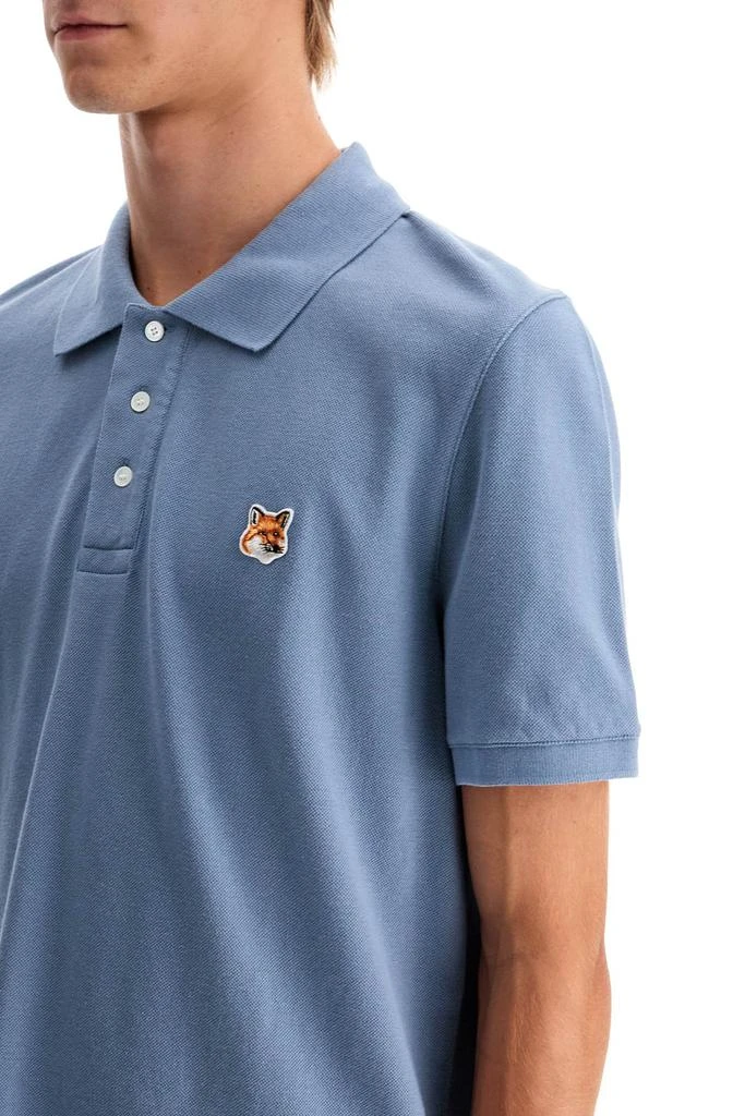 MAISON KITSUNE 'regular fit fox head polo shirt 4