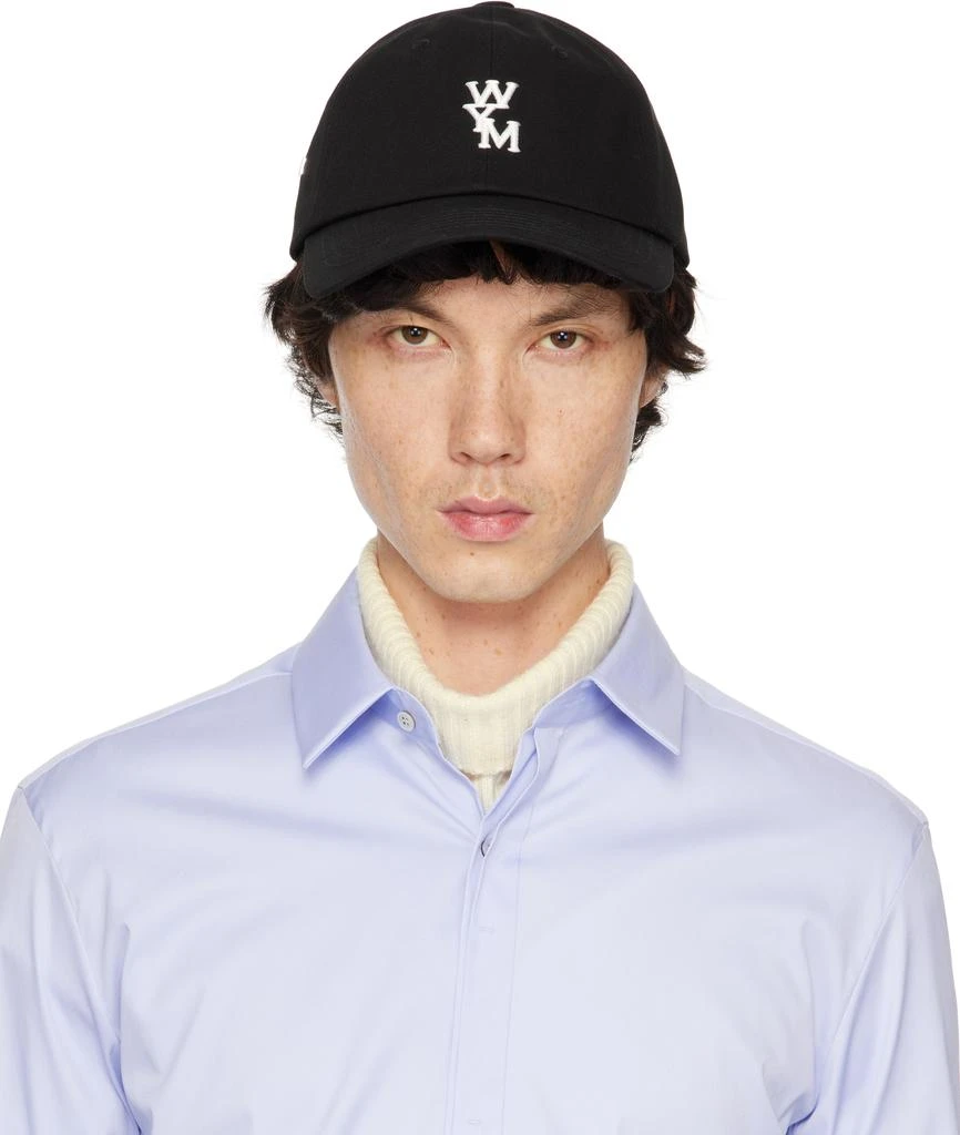 Wooyoungmi Black Logo Ball Cap 1