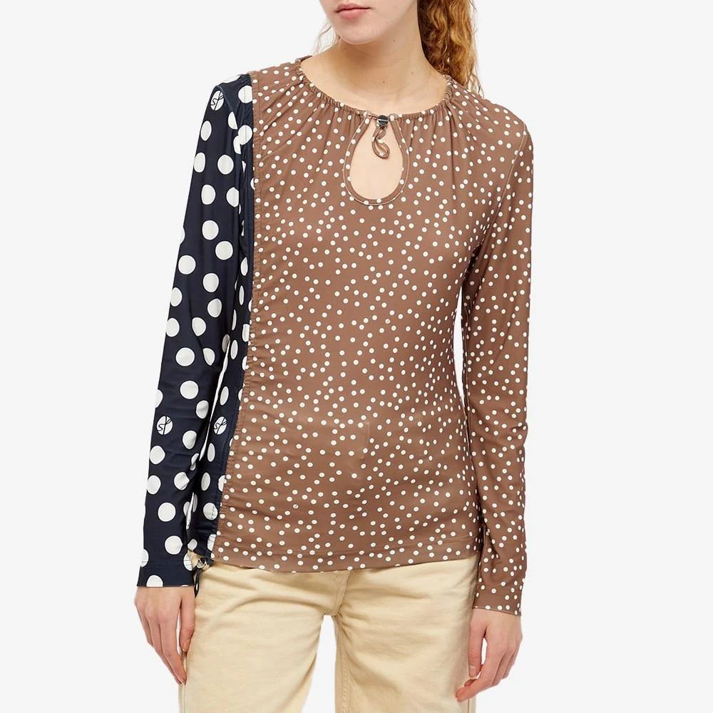 Saks Potts Saks Potts Jose Long Sleeve Polka Dot Top 2