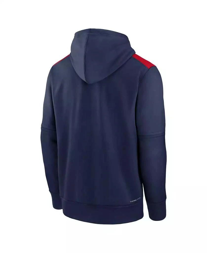 NIKE Men's Navy Boston Red Sox Authentic Collection Performance Pullover Hoodie 3