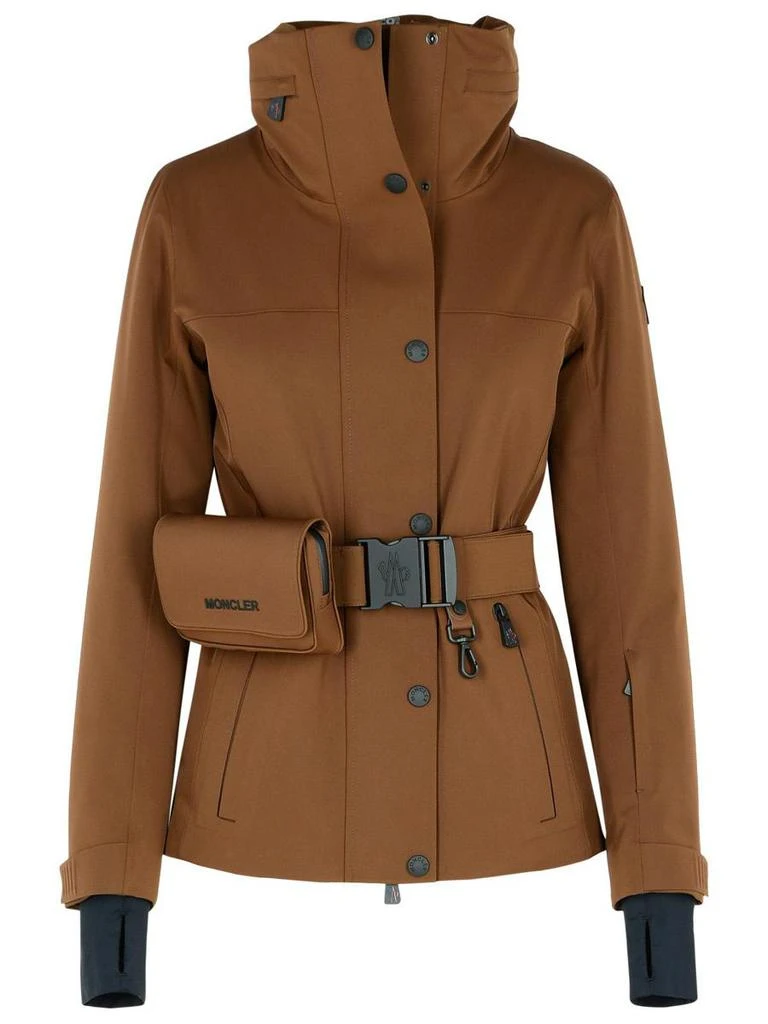 Moncler Moncler Grenoble 'Hainets' Brown Polyamide Blend Jacket 1