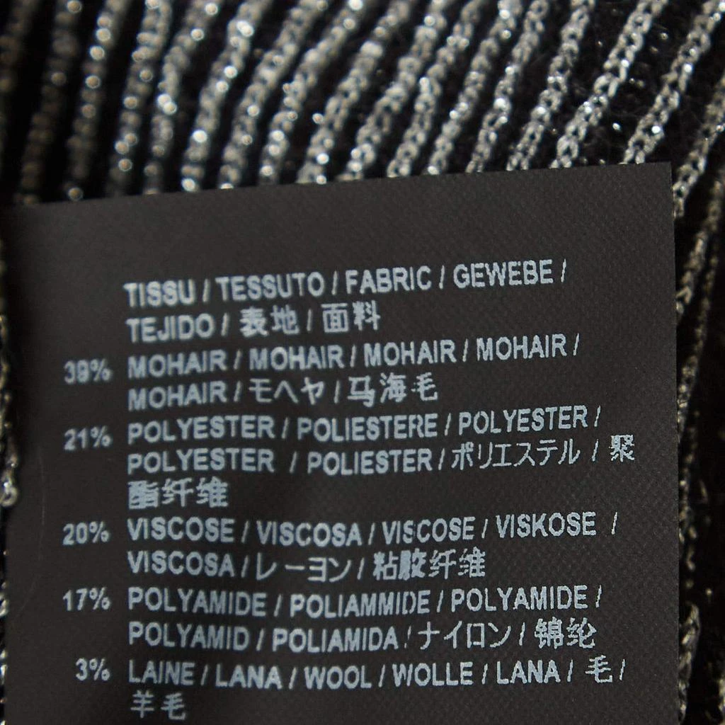 Yves Saint Laurent Saint Laurent Black/Metallic Femme Fatale Wool Blend Sweater L 5