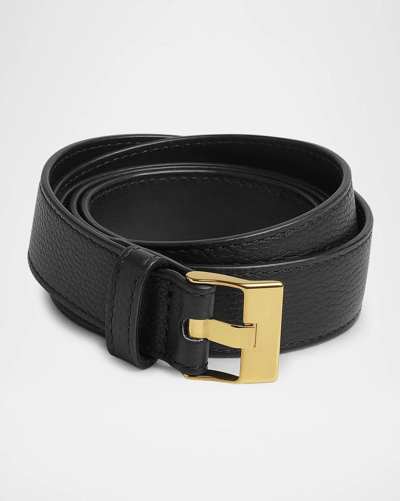 Bottega Veneta “Watch” Intrecciato Leather Belt Black Size 85 Gold Buckle Bottega Veneta Watch Intrecciato Leather Belt | Nordstrom main image 4