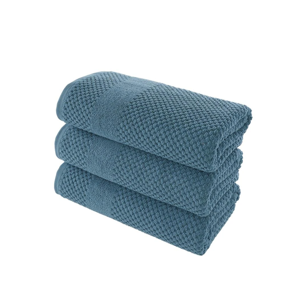 Chortex USA Alexis Antimicrobial Honeycomb Bath Towel (Pack of 3) 3