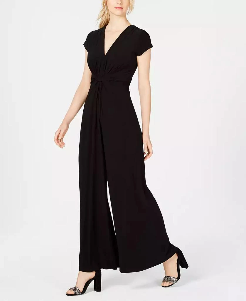Vince Camuto Twist-Front Plunge Jumpsuit 2