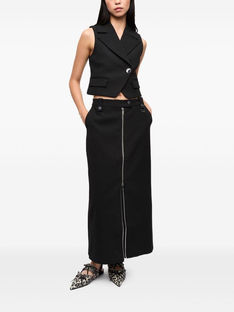 Ganni GANNI - Full-zip Long Skirt