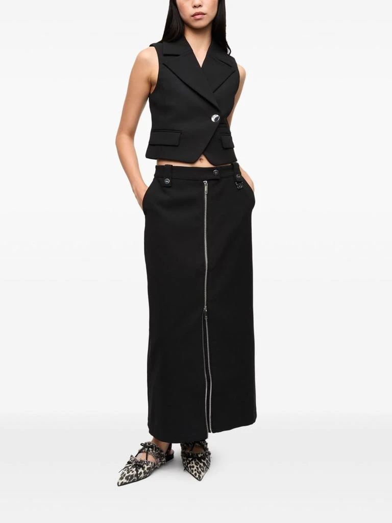 Ganni GANNI - Full-zip Long Skirt 2