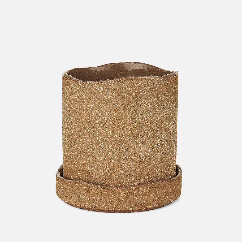 Ferm Living Ferm Living Uneru Pot - Ø13 - Brown