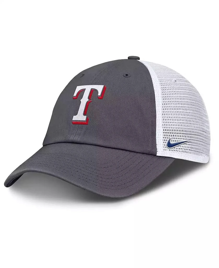 NIKE Men's Gray Texas Rangers Adjustable Trucker Hat 1