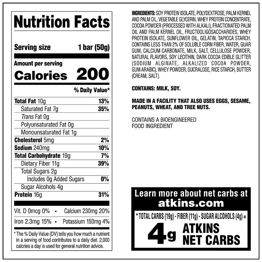 Atkins Meal Bar Creamy Cookie Crunch