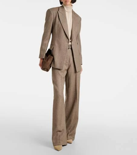 Brunello Cucinelli Herringbone wool-blend blazer 2